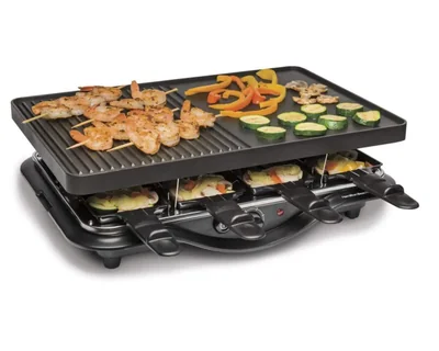 Hamilton Beach® Raclette Parrilla portátil para fiestas (31612-MX)