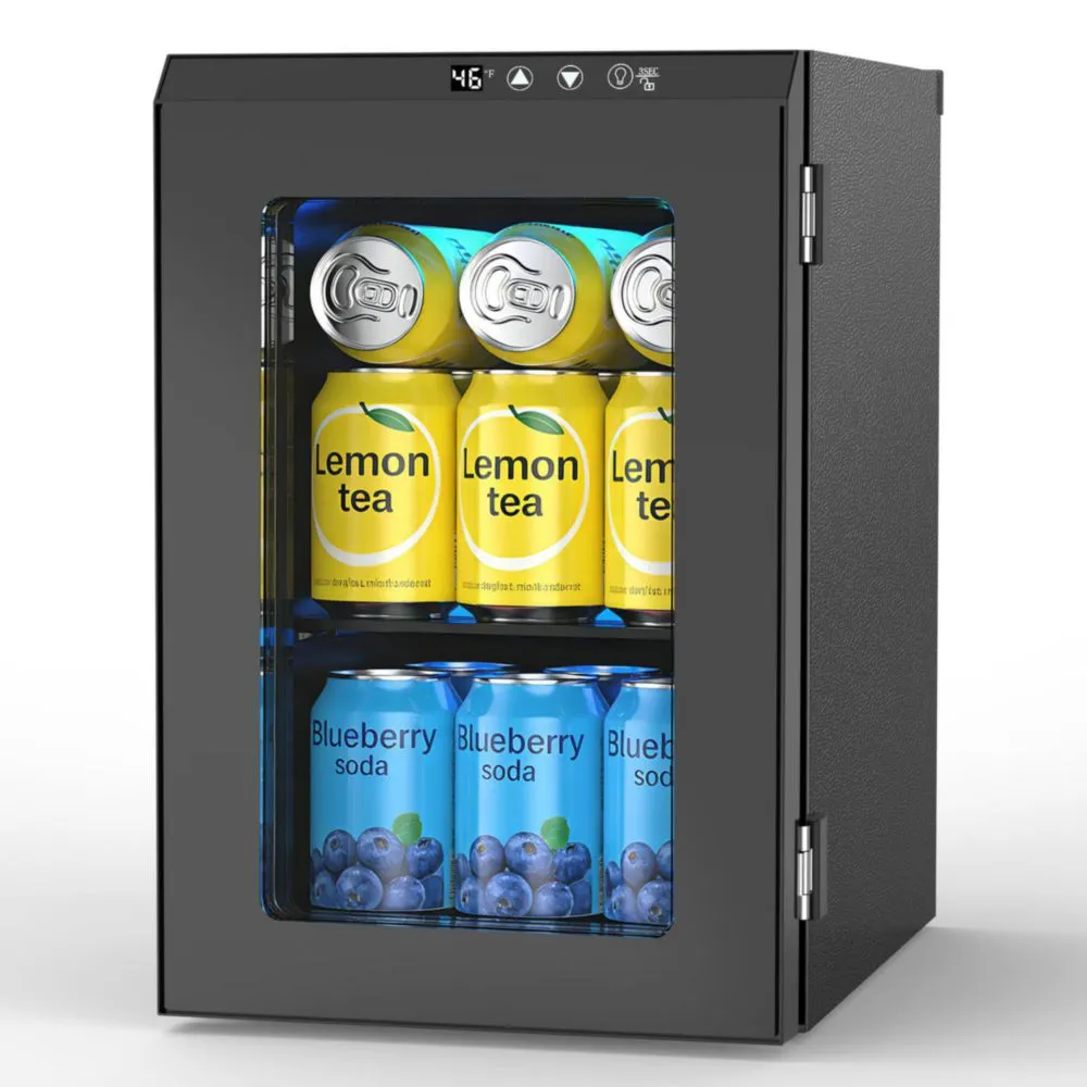 Mini Nevera Electactic 17L Digital Negra 24 Latas