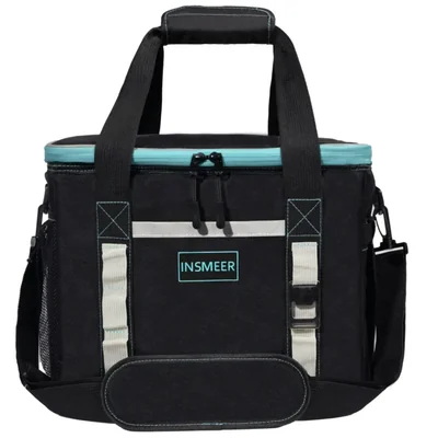 INSMEER Bolsa Térmica Aislada de 32 Latas/25 litros, Bolsa de Refriger