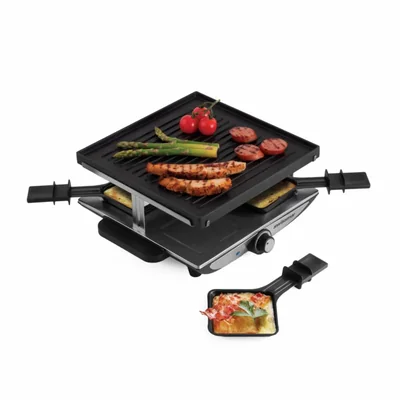 Parrilla Raclette Swissmar para 4 personas con tapa de aluminio fundido