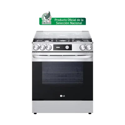 Estufa LG 5.8 Pies Cúbicos con Triple Quemador Easy Clean Acero Inoxidable Lrgl5841S