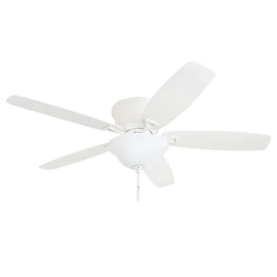 Ventilador de techo Honeywell 132 cm blanco con luz LED tipo cuenco