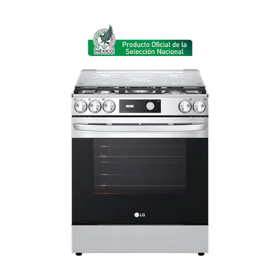 Estufa LG 5.8 Pies Cúbicos con Easy Clean Acero Inoxidable Lrgl5843S