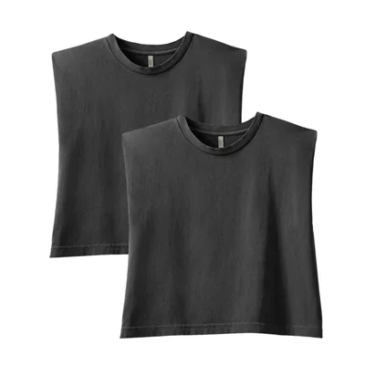 Remera American Apparel G307GD Boxy Cropped Pack x2 M