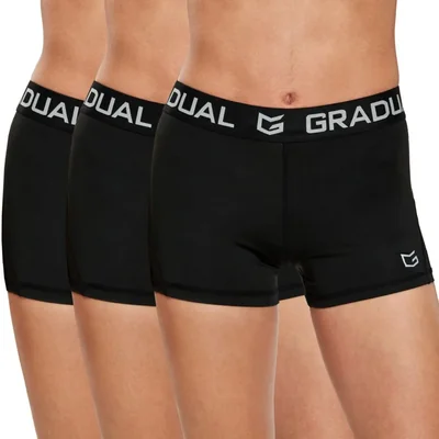 Shorts de compresión de spandex G Gradual para voleibol