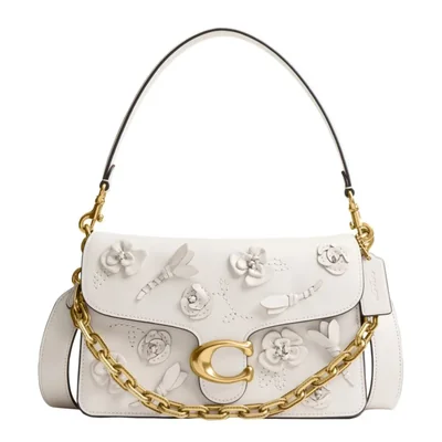 Bolso Coach Tabby con cadena floral 26 × 16 × 8 cm