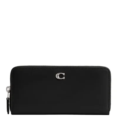 Cartera Coach Essential Slim Zip de 19 cm de cuero