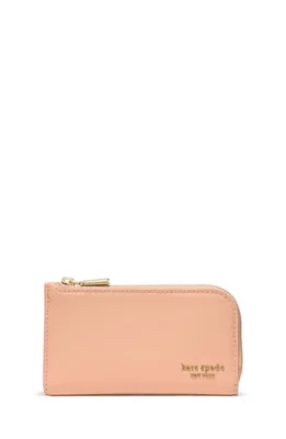 Cartera plegada delgada Devin de Kate Spade New York en cuero saffiano