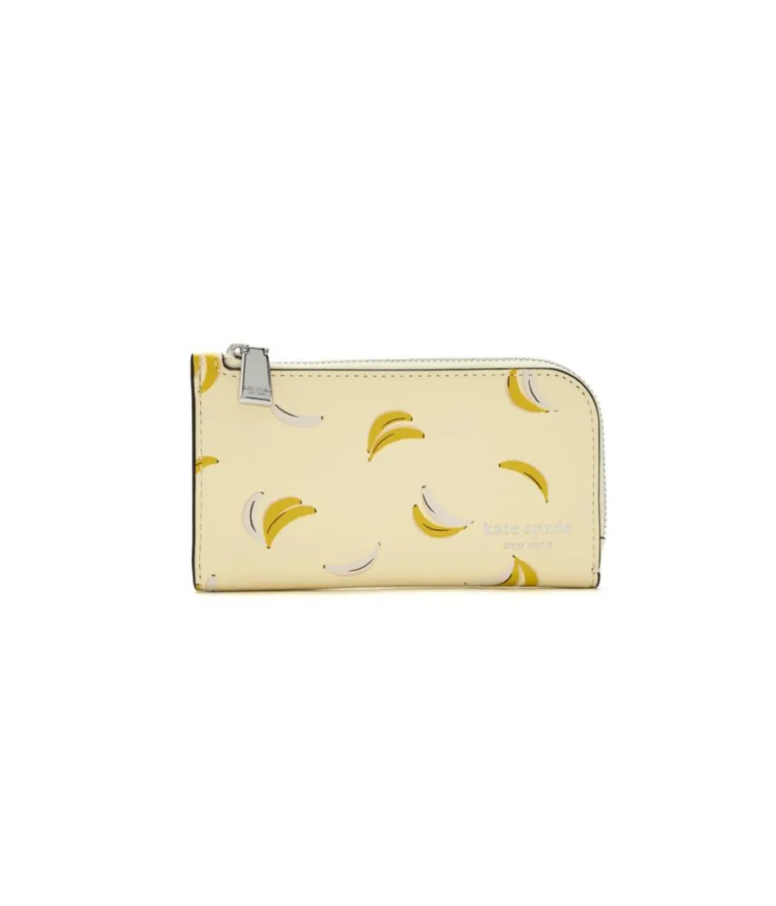 Billetera Kate Spade New York Devin con estampado de plátano
