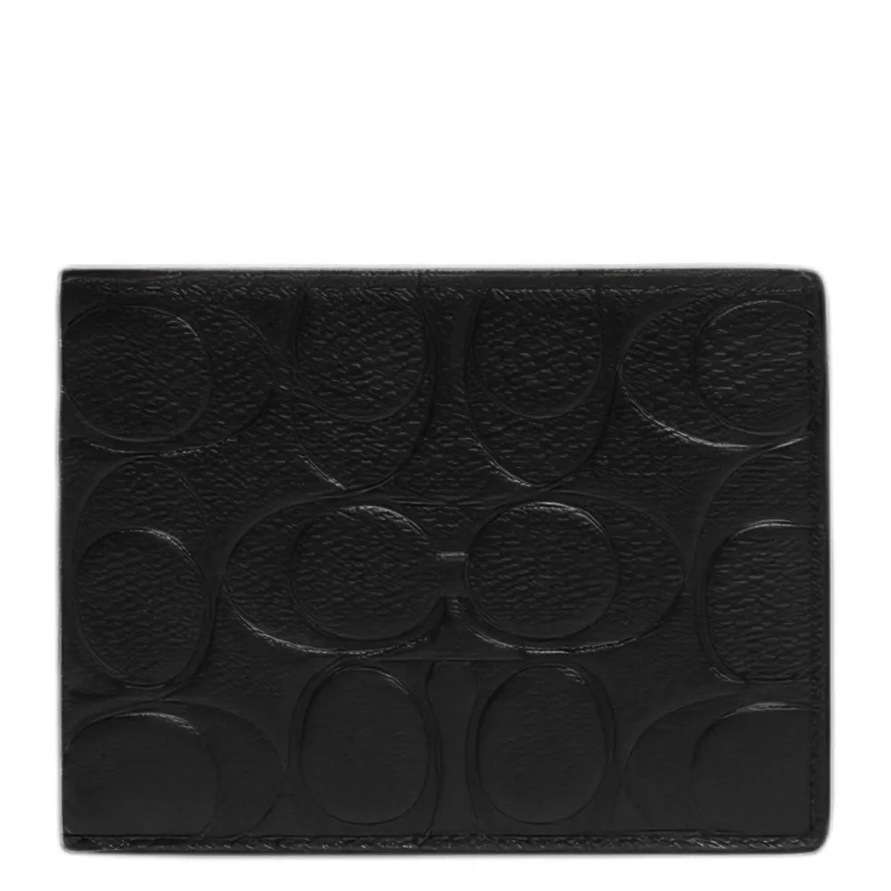 Billetera Coach Slim Bill de cuero 10 cm × 8 cm