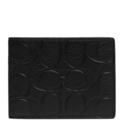 Billetera Coach Slim Bill de cuero 10 cm × 8 cm