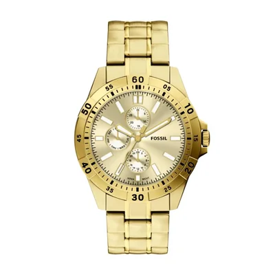 Reloj Fossil Garrett Multifunción con Tono Dorado en Acero Inoxidable