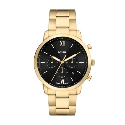 Reloj Fossil Neutra Cronógrafo en Acero Inoxidable Dorado