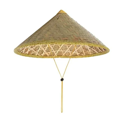 Sombrero Coolie de Bambú Queenbox 43 × 27 cm