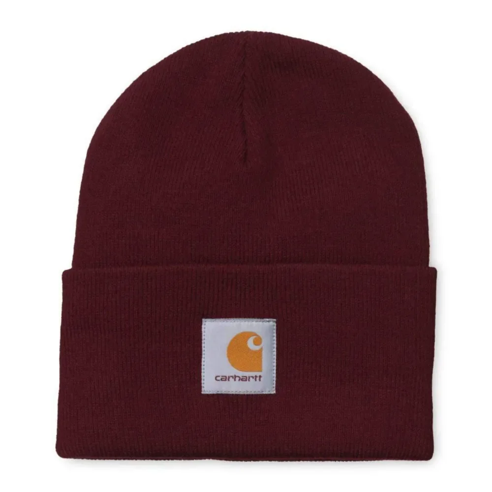 Gorro Carhartt talla única Burdeos acrílico