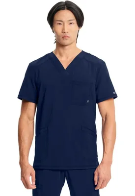 Blusa Cherokee Cuello en V con 3 Bolsillos y Estiramiento 360°