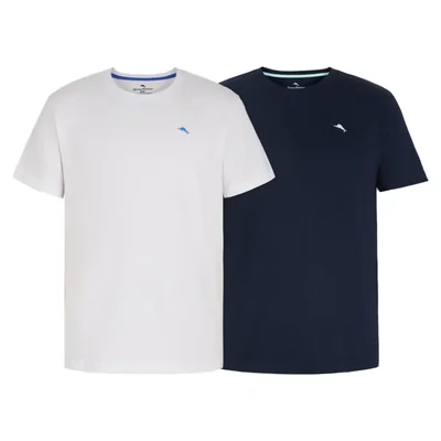 Camiseta Tommy Bahama Pack de 2 de Jersey Stretch con Cuello Redondo