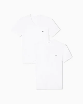 Camiseta Emporio Armani Mediana Blanca Pack de 2