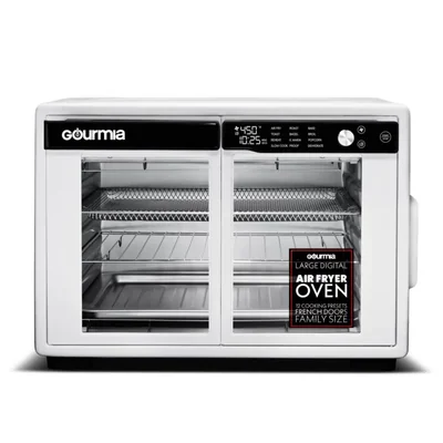 Horno freidora de aire Gourmia FryForce de 37 cuartos digital blanco