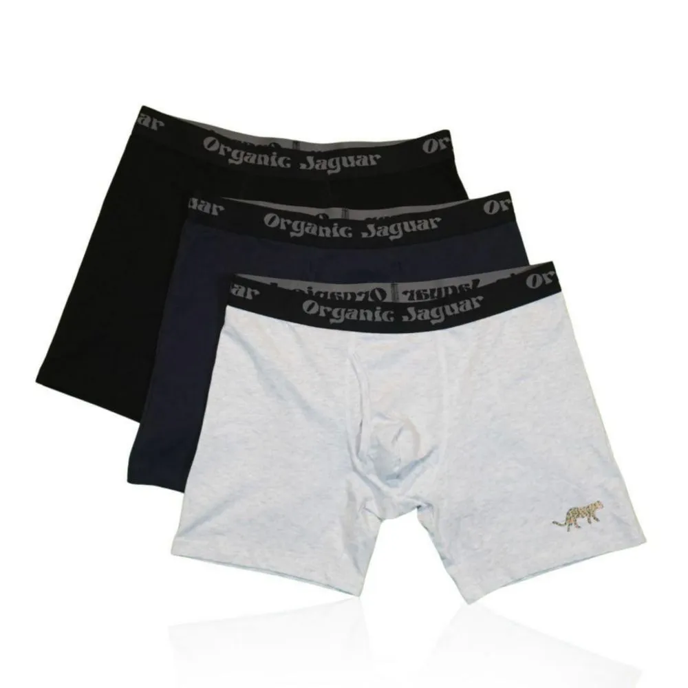 Boxer orgánico Jaguar talla M pack de 3 algodón