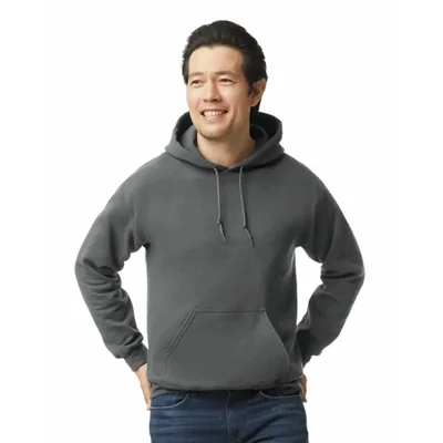 Sudadera con capucha Gildan G18500 color carbón talla Grande (1 unidad)