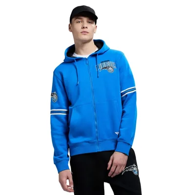 Sudadera GAME 7 NBA de forro polar azul con cremallera completa