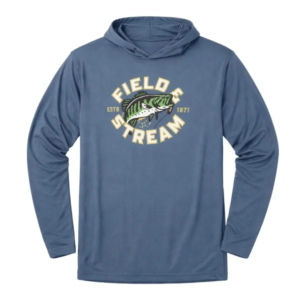 Sudadera con capucha Field & Stream XXL Retro Bass/Navy