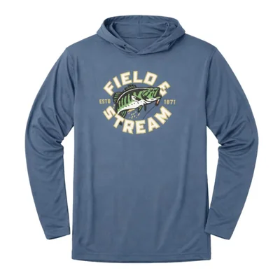 Sudadera con capucha Field & Stream XXL Retro Bass/Navy
