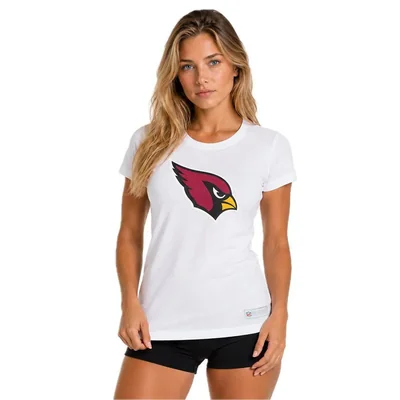 Playera Aficionado NFL Arizona Cardinals Manga Corta Blanco Mujer
