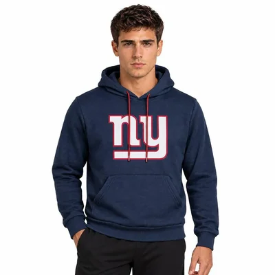 Sudadera Hoodie NFL New York Giants Manga Larga Azul Marino Hombre