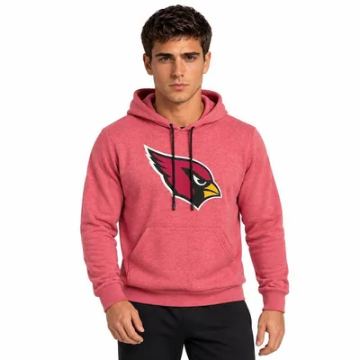 Sudadera Hoodie NFL Arizona Cardinals Manga Larga Rojo Jaspe Hombre