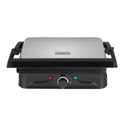 Parrilla Panini Dominion Grill Acero Inoxidable Multifuncional