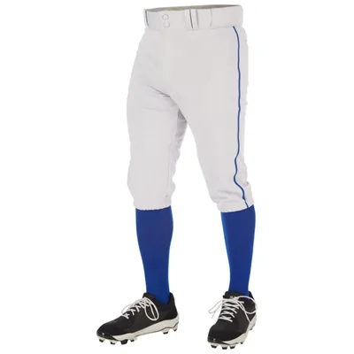Pantalones de béisbol estilo knickers CHAMPRO Juvenil Mediano Blanco/Azul Royal