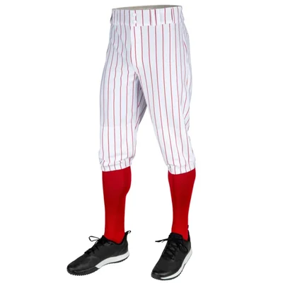 Pantalones de béisbol CHAMPRO Juvenil M Blanco/Escarlata
