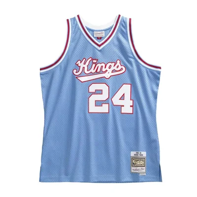 Camiseta Mitchell & Ness Reggie Theus Small Sky (Sacramento Kings 1985‑86)