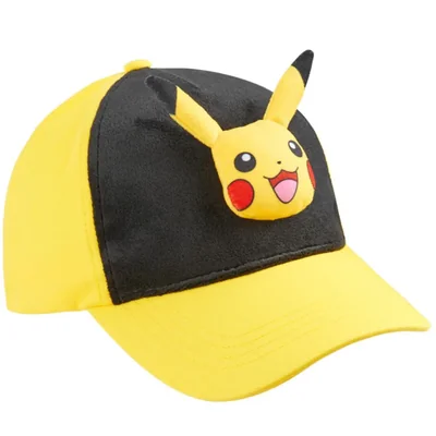 Gorra Pokémon para niños con diseño 3D Pikachu/Bulbasaur 56 cm