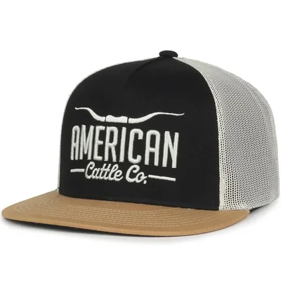 Gorra Snapback American Cattle Co. Negra/Beige