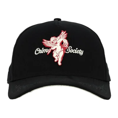 GORRA CASH ONLY ANGELS CRIMES SOCIETY NEGRO 22025006 CURVA