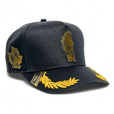 Gorra Vago Style San Judas Dorado snapback de lujo exclusiva