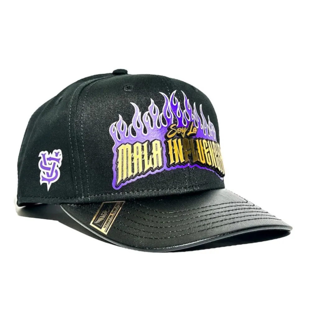 Gorra Vago Style Mala Influencia snapback reflectiva de lujo