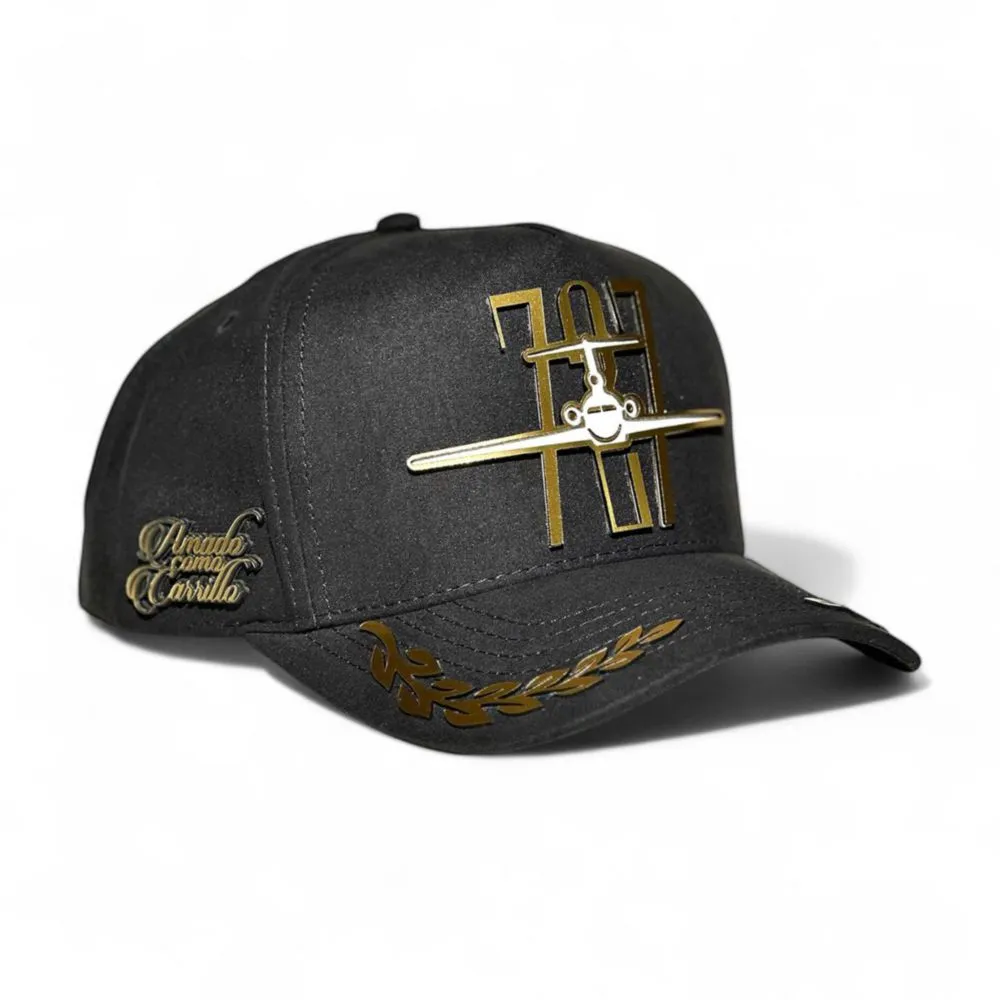 Gorra Vagostyle Amado Como Carrillo Placa Dorada Snapback