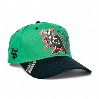 Gorra Vago Style LA MX Verde edición mexicana hombre