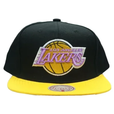 Gorra Mitchell&ness Lakers negra js190792