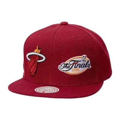 SNAPBACK MITCHELL&NESS MIAMI HEAT 2006 THE FINALS VINO 21292503