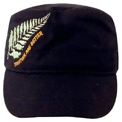 Gorra Togheter Are Better Negra Tipo Fidel Algodón Wallis