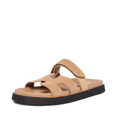 Sandalia Steve Madden Mayven 7.5 Gamuza Color Topo