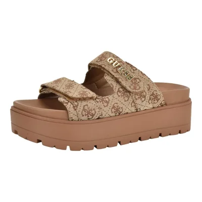 Sandalia GUESS Faxon Marrón Medio Logo 210 talla 11