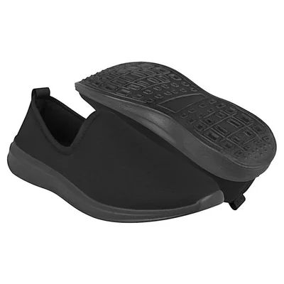TENIS CASUALES DAMA STYLO 309 TEXTIL NEGRO 4