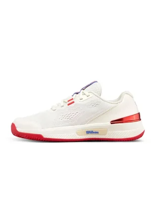 Zapato de Tenis WILSON Intrigue Pro Tofu/Rojo US 8 (Mujer)