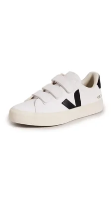 Zapatillas Veja Recife Logo para mujer extra blanco/negro